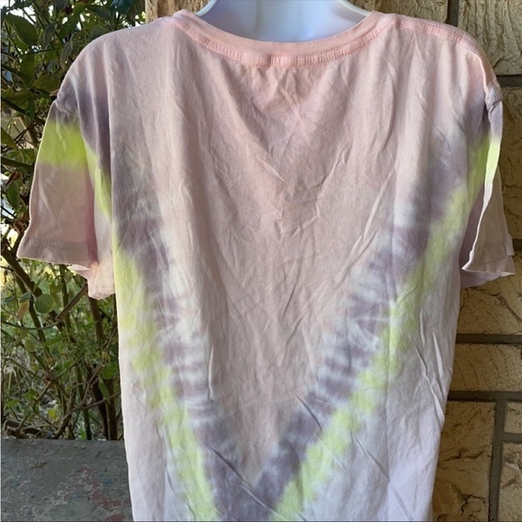 Wildfox aurora wash tee Tye Dye Tee Shirt Oversized Size Med - Picture 5 of 11
